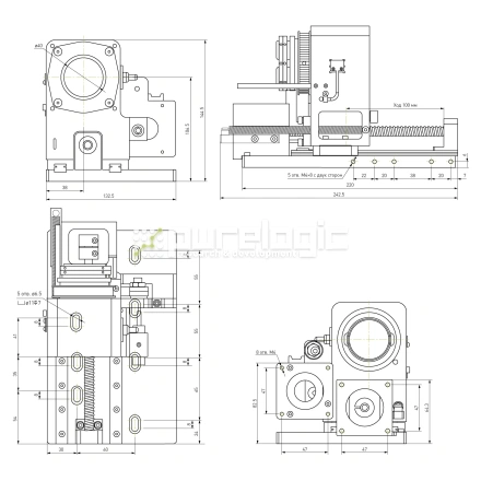 Подъемник осциллирующего ножа SRT91144 фото