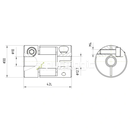 Муфта соединительная BF-3042-12.7-10 фото