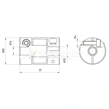 Муфта соединительная BF-3035-10-14 фото