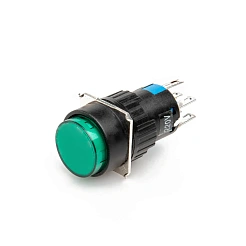 Кнопка на блок с подсветкой AD16-22AD-220V-GRN 602 руб. Кнопка на блок с подсветкой AD16-22AD-220V-GRN