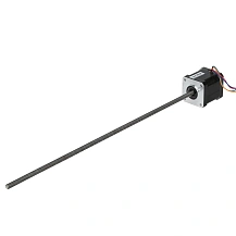 Двигатель шаговый с винтом 17HS8403-350TR6.35x1.58