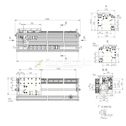 Модуль линейного перемещения PLLM-91L-1.6-1 фото