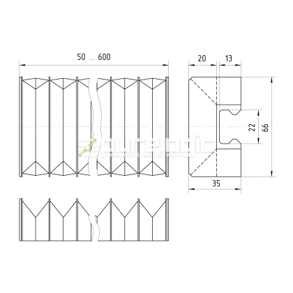 Гофрозащита DCV-H20-600 фото