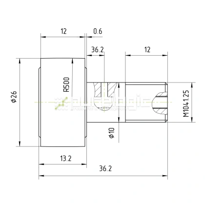 Ролик на игольчатом подшипнике KR26 305 Ролик на игольчатом подшипнике KR26 фото