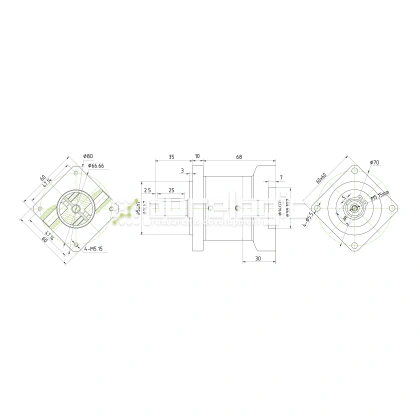 Редуктор планетарный 57PLF3K-14S-D14 фото