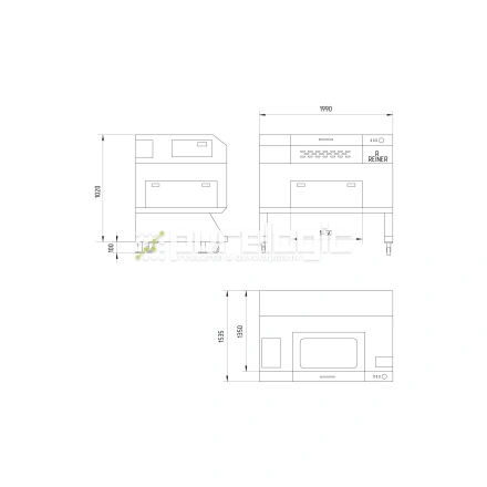 Лазерный станок REINER LP1490-80W фото