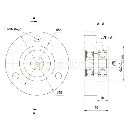 Опора винта PL-FK-15a фото