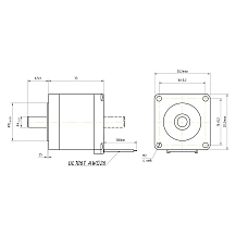 Двигатель шаговый FL20STH33-0604B
