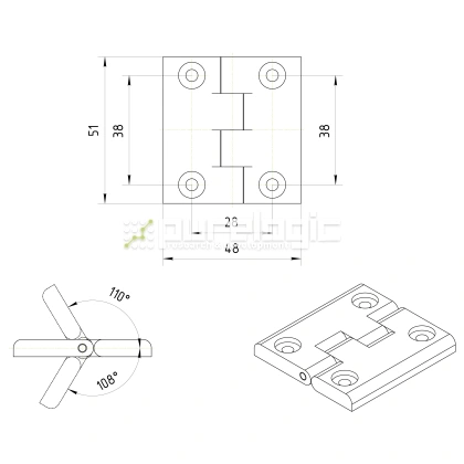 Петля 400104 фото