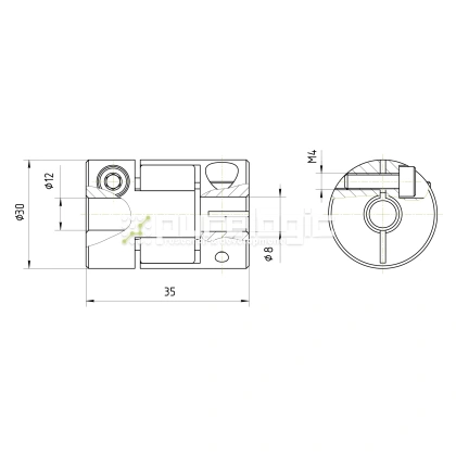 Муфта соединительная BF-3035-8-12 фото