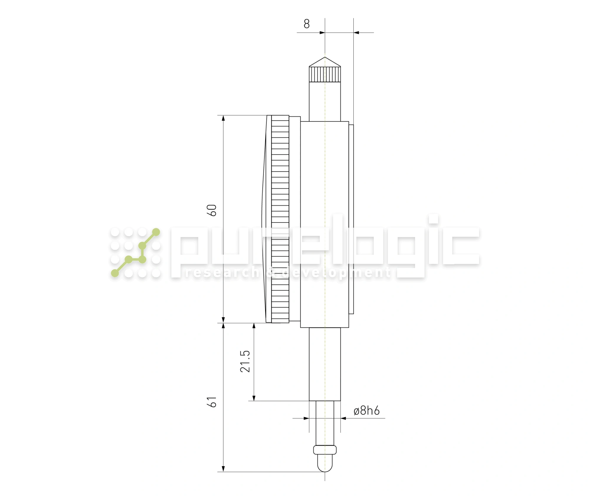Индикатор циферблатный DI-25 5 935 Индикатор циферблатный DI-25 фото