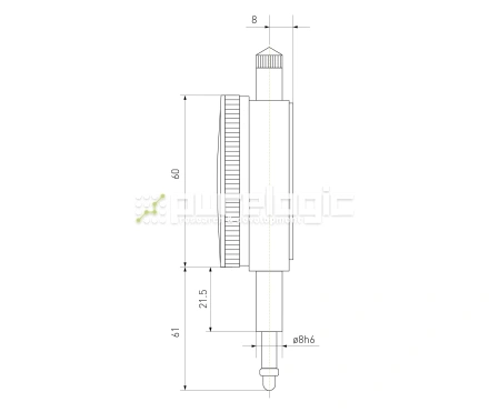 Индикатор циферблатный DI-25 5 935 Индикатор циферблатный DI-25 фото