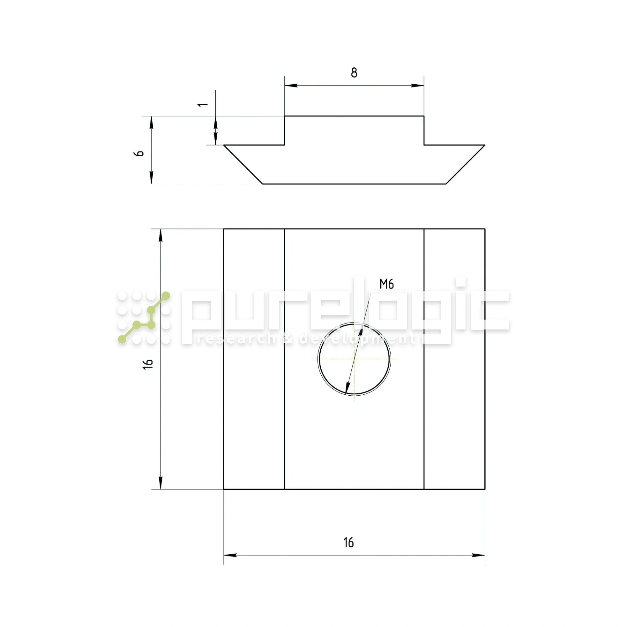 Сухарь пазовый 30HM6 (AL-M6-8S) 31 Сухарь пазовый 30HM6 (AL-M6-8S) фото