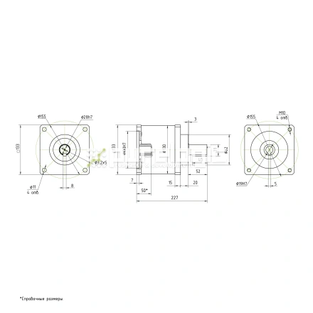 Редуктор планетарный 130PX10K-19K фото