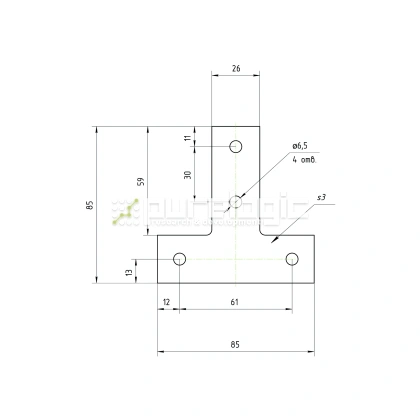 Косынка жесткости 30TB 157 Косынка жесткости 30TB фото