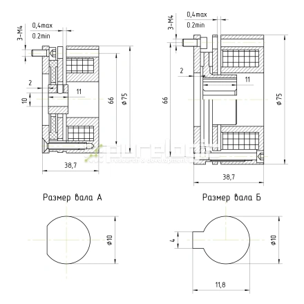 Тормоз электрический WSDZ1-3-24 фото
