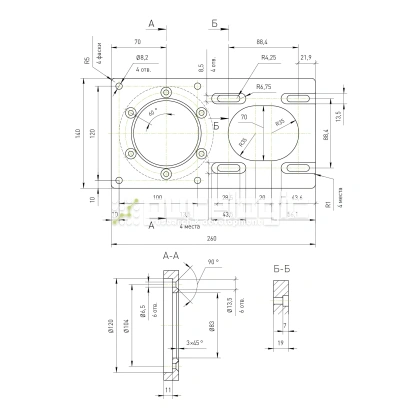 Кронштейн двигателя RY-MB110-2 фото
