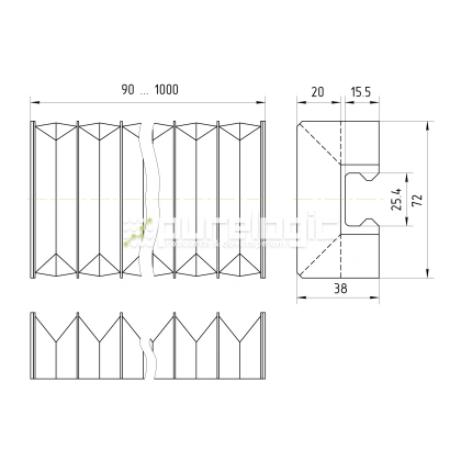 Гофрозащита DCV-H25-1000 фото