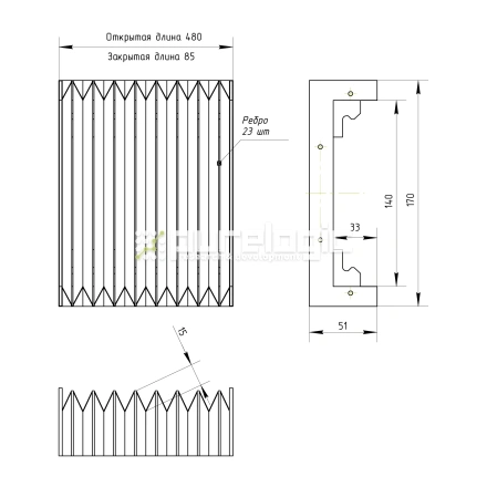 Гофрозащита DCV-T11-400 фото