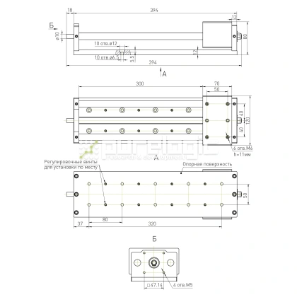 Модуль линейного перемещения PLLM-14-300 фото