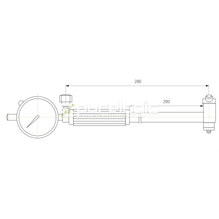 Нутромер циферблатный DBG-50-100 фото