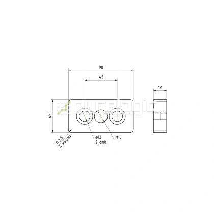 Пластина 4590EGJ-M16 фото
