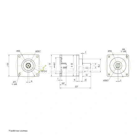Редуктор планетарный 130PX24K-19K фото