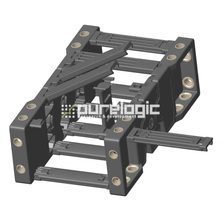 Держатель пластикового кабель-канала JY35Q.1.75W-FJT фото