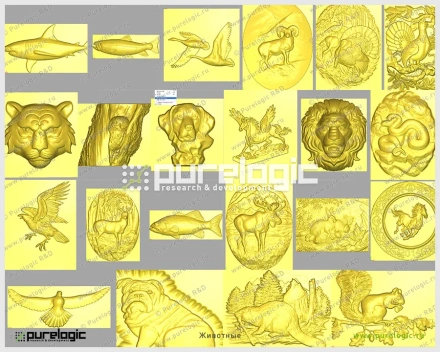 3D модели (Животные) фото