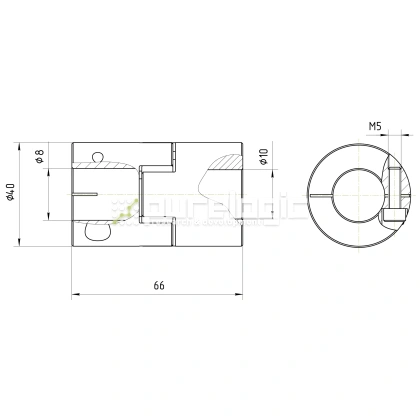 Муфта соединительная BF1-4066-8-10 фото