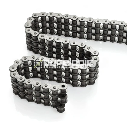 Цепь приводная роликовая трехрядная 12B-3 фото