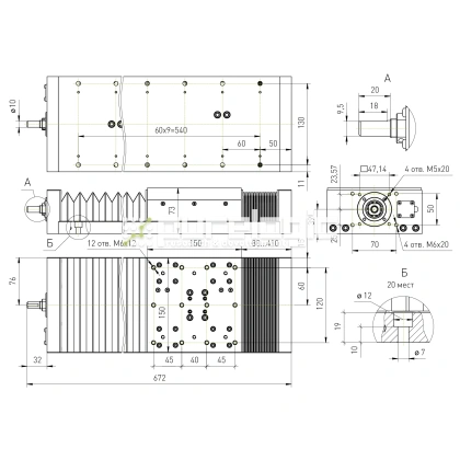 Модуль линейного перемещения PLLM-61L-05330 фото