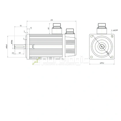 Серводвигатель 110ST-M06030 34 935 Серводвигатель 110ST-M06030 фото