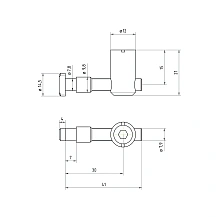 Пазовый соединитель 30MSZ