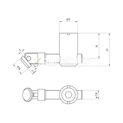 Пазовый соединитель 30MSX-B фото