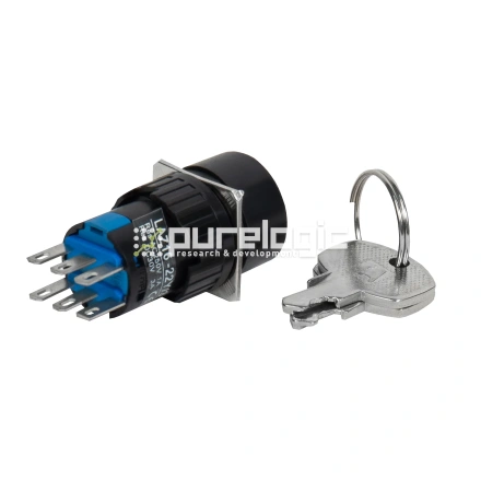 Переключатель AD16-22YF-3P фото