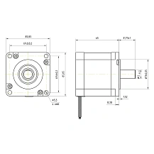 Двигатель шаговый FL86STH65-2808B