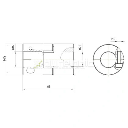 Муфта соединительная BF1-4566-16-20 фото