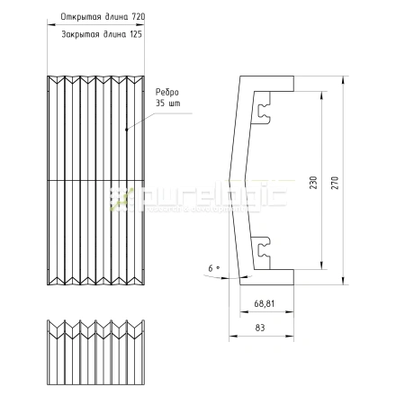Гофрозащита DCV-T21-600 фото