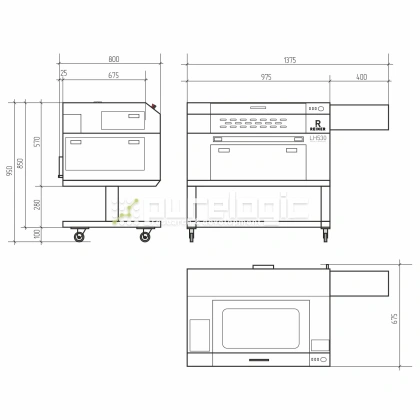 Лазерный станок REINER LH530-60W фото