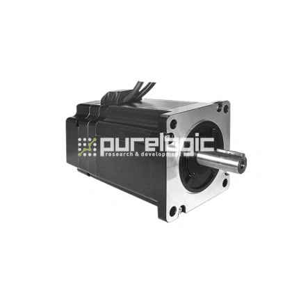 Двигатель шаговый с энкодером и тормозом CS-M23485B фото
