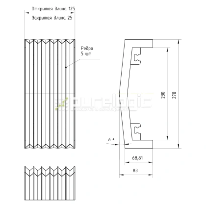 Гофрозащита DCV-T21-100 фото