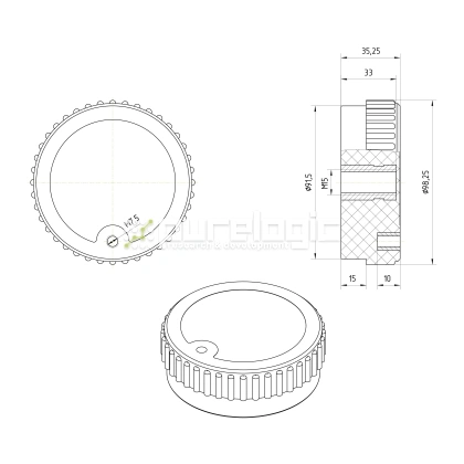 Маховик управления 100328-60*M10 фото