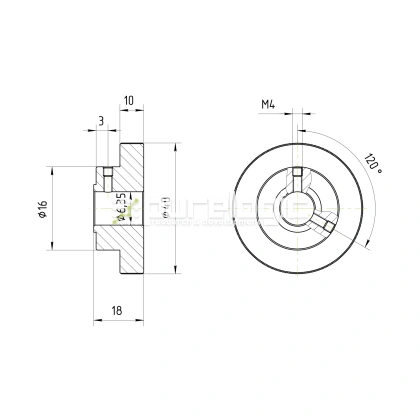 Рукоятка H3512-6.35 569 Рукоятка H3512-6.35 фото