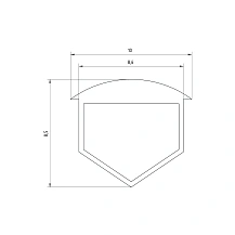 Заглушка пазовая RC8