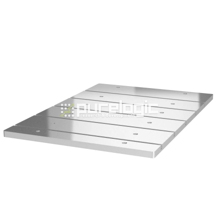 Рабочий стол алюминий MH8-2 фото