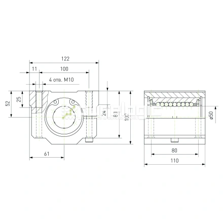 Модуль опорный регулируемый SCJ50 фото