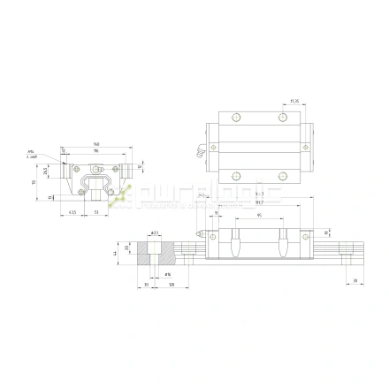 Модуль опорный HSAC GHW55CA фото