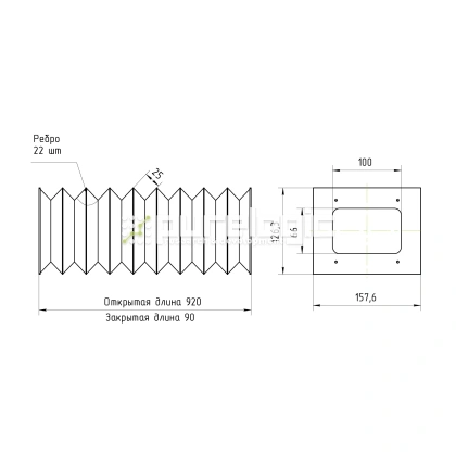 Гофрозащита DCV-T31-800 фото