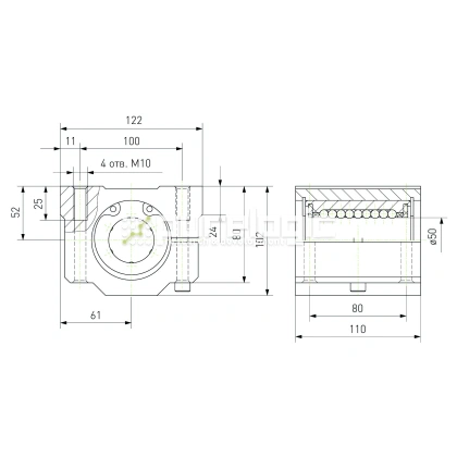 Модуль опорный регулируемый SCJ50 фото